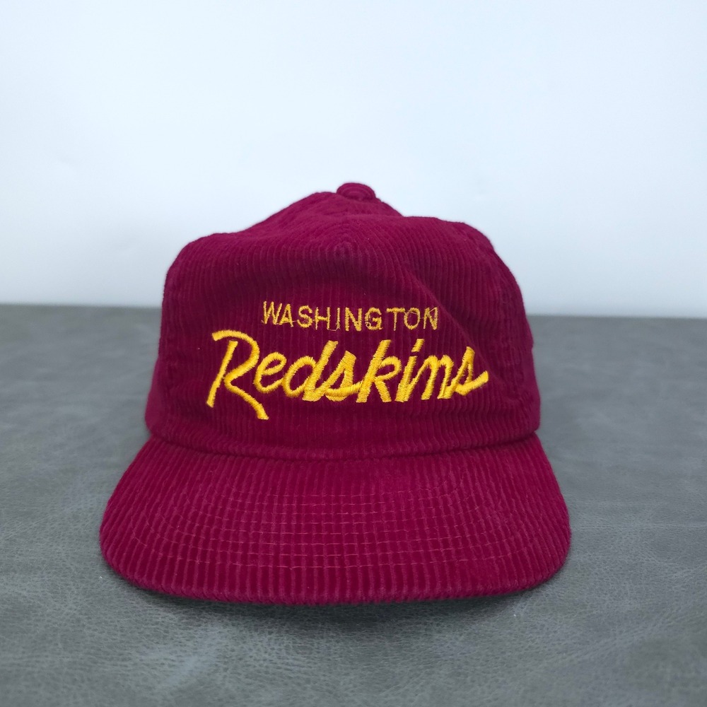 Vintage Washington Redskins Hat Cap Sports Specialties The Cord Corduroy Script